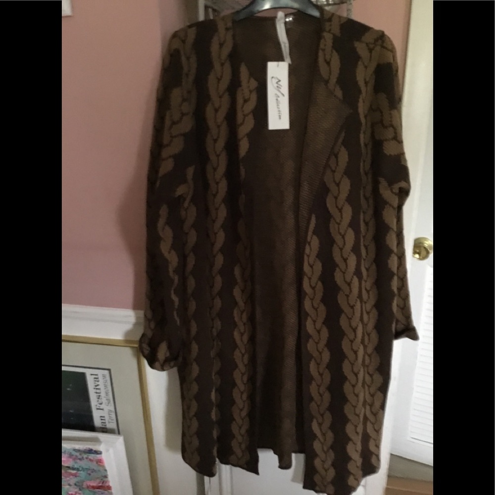 NY Collection xl cardigan nwts